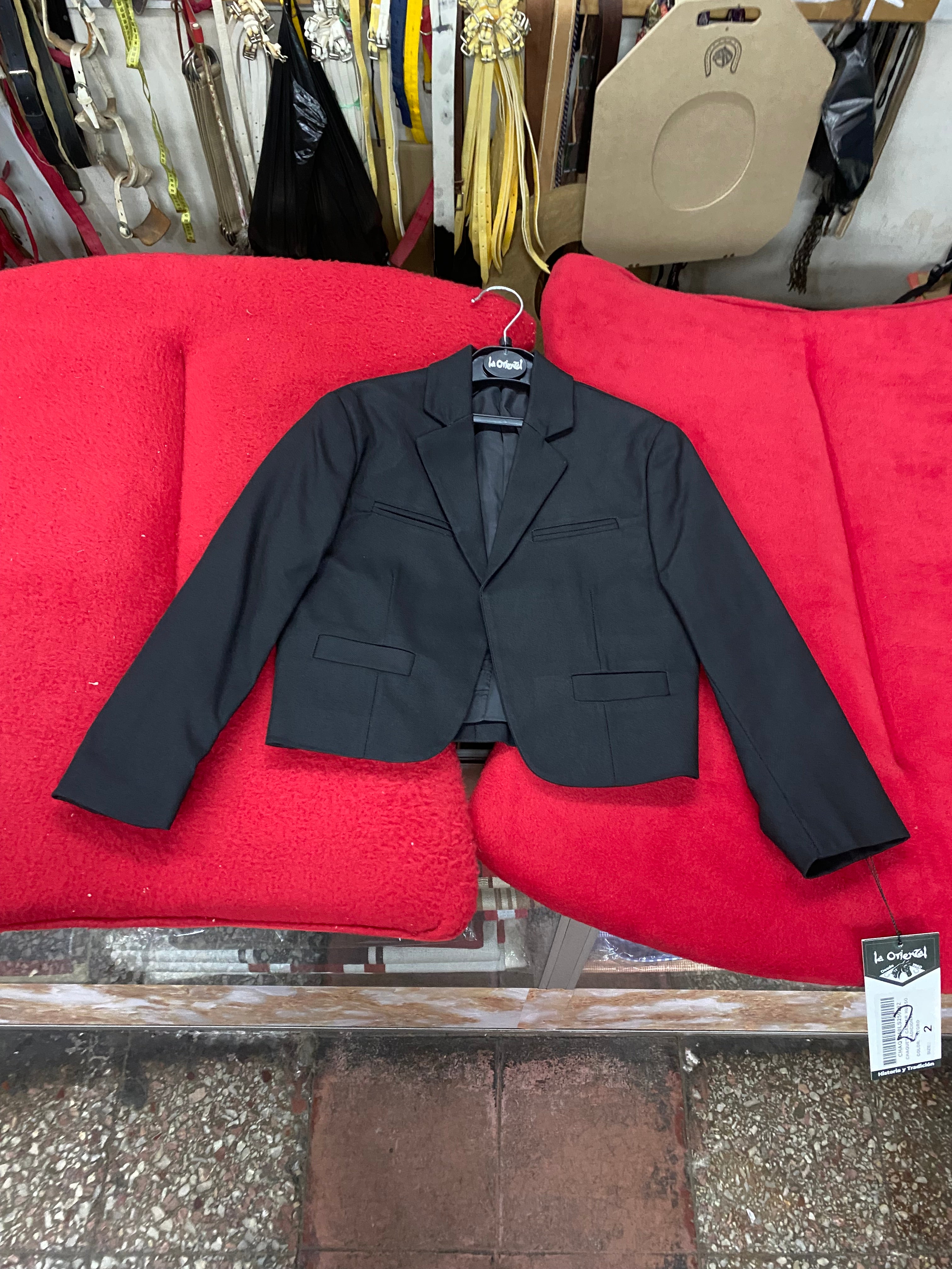 Chaqueta de Huaso Tradicional Negra