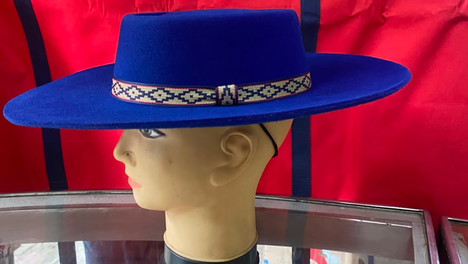 Sobrero de Huaso Azul