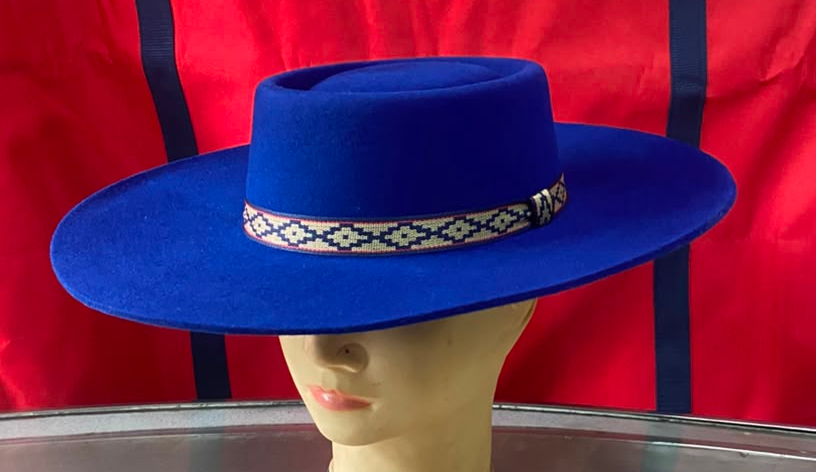 Sobrero de Huaso Azul