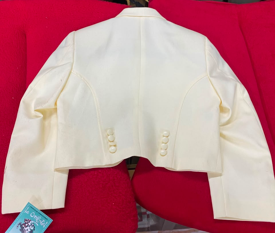 Chaqueta de Huaso Tradicional Marfil