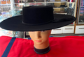 Sombrero Pelo de Conejo Negro